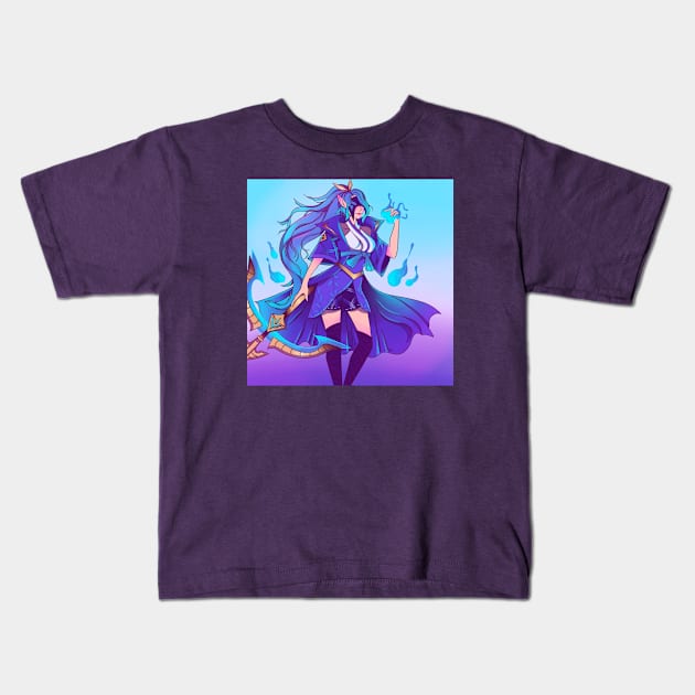 Spirit Blossom Vayne Kids T-Shirt by Linnebutt